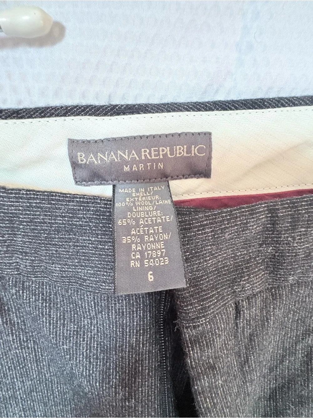 Banana Republic Women's Charcoal Gray Trousers